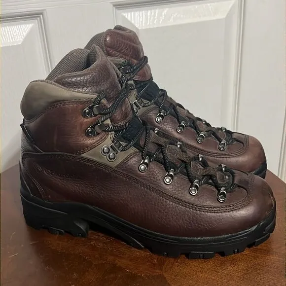 🔥🔥 COLUMBIA Elkridge Boot II  Women Sz 10.5 Brown Hiking Work Boots - PERFECT