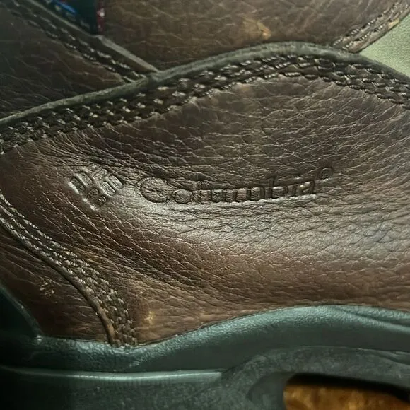 🔥🔥 COLUMBIA Elkridge Boot II  Women Sz 10.5 Brown Hiking Work Boots - PERFECT