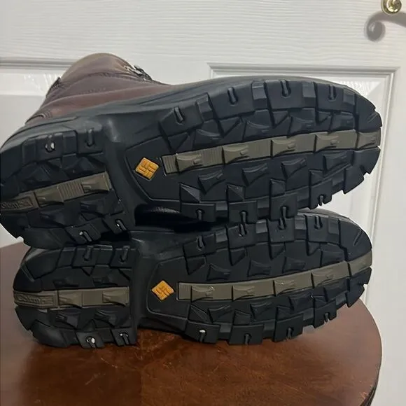 🔥🔥 COLUMBIA Elkridge Boot II  Women Sz 10.5 Brown Hiking Work Boots - PERFECT