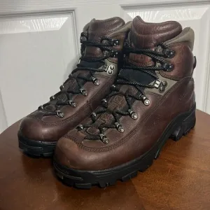🔥🔥 COLUMBIA Elkridge Boot II  Women Sz 10.5 Brown Hiking Work Boots - PERFECT