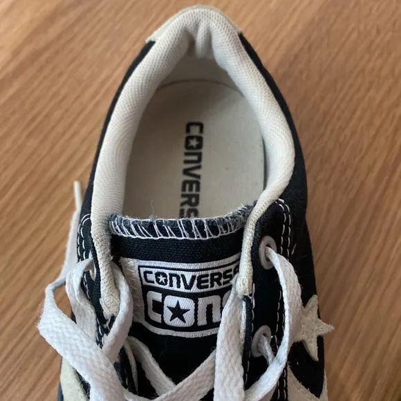 ❤️ Converse Classic Black White Canvas Sneakers Korea Exclusive Women’s 8.5