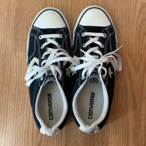 ❤️ Converse Classic Black White Canvas Sneakers Korea Exclusive Women’s 8.5