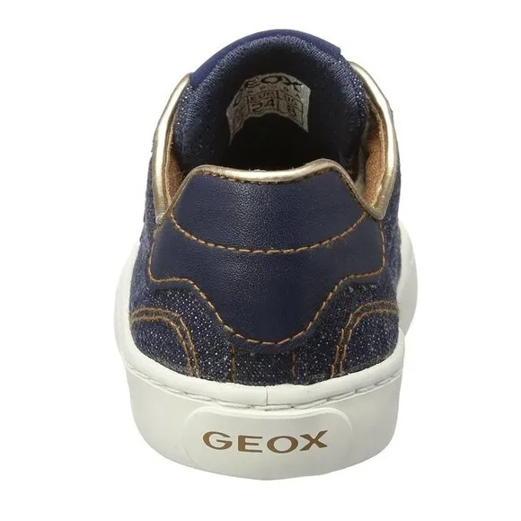 🎁 Geox Kids Girl's Junior Kiwi Jeans Sneakers