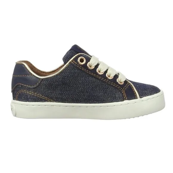 🎁 Geox Kids Girl's Junior Kiwi Jeans Sneakers