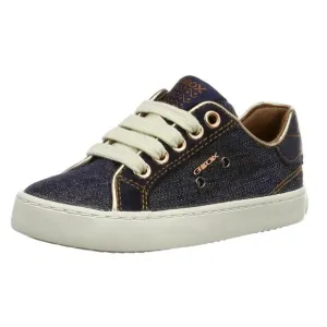 🎁 Geox Kids Girl's Junior Kiwi Jeans Sneakers