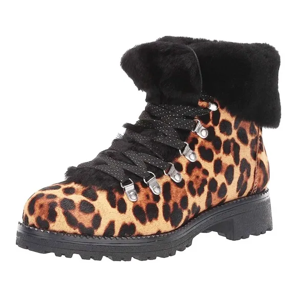 🆕 {J. CREW} Nordic Leopard Calf-Hair Boots