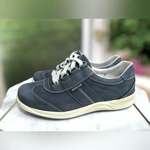 🔥🔥 NEW 🔥 MEPHISTO Runoff Laser Leather Trainer Sneakers Shoes Size 6 US