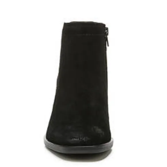 ✅ New! Zodiac Larsen Black Suede Heel Bootie