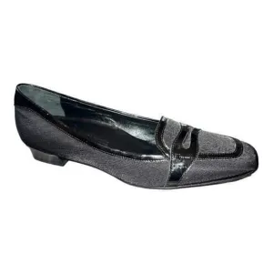 ▶️ Salvatore Ferragamo◀️ Loafer Style Slip On Shoes with Small Heel  size 9.5