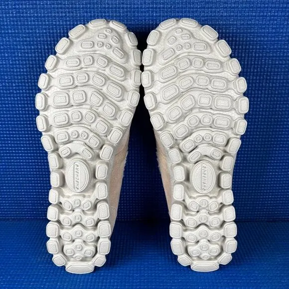 🔴 SKECHERS LIGHT-WEIGHT MF Women`s Size 8.5 Beige Comfort Walking Shoes 22647
