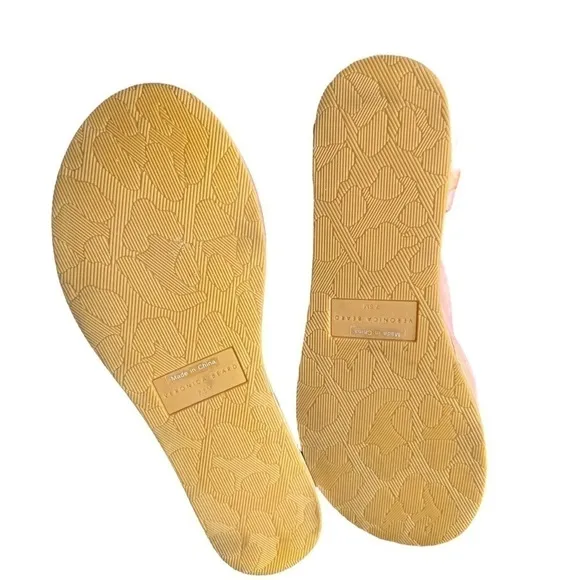 ▶️ Veronica Beard ◀️ Geno Suede Wedge Thong Sandals in Pink. Size 7.5