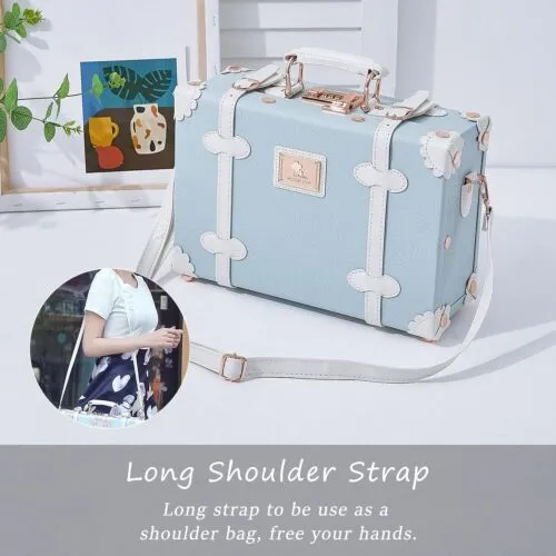 12 Inch Natural Keepsake Baby Box Vintage Suitcase Memory Case New Baby Gift