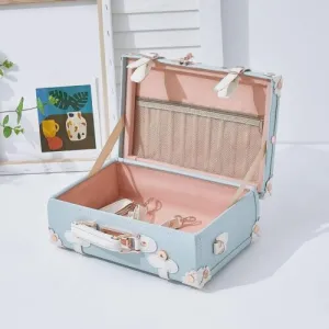 12 Inch Natural Keepsake Baby Box Vintage Suitcase Memory Case New Baby Gift