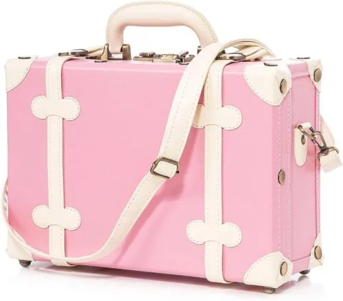 12 Inch Natural Keepsake Baby Box Vintage Suitcase Memory Case New Baby Gift