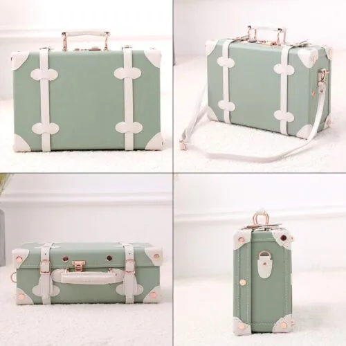 12 Inch Natural Keepsake Baby Box Vintage Suitcase Memory Case New Baby Gift