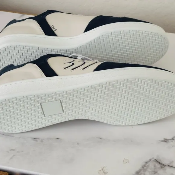 33.9 Elite Edition Navy and White Sneakers