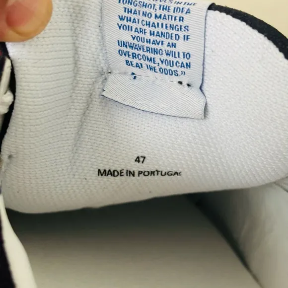 33.9 Elite Edition Navy and White Sneakers