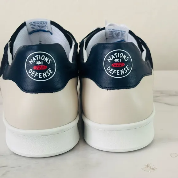 33.9 Elite Edition Navy and White Sneakers