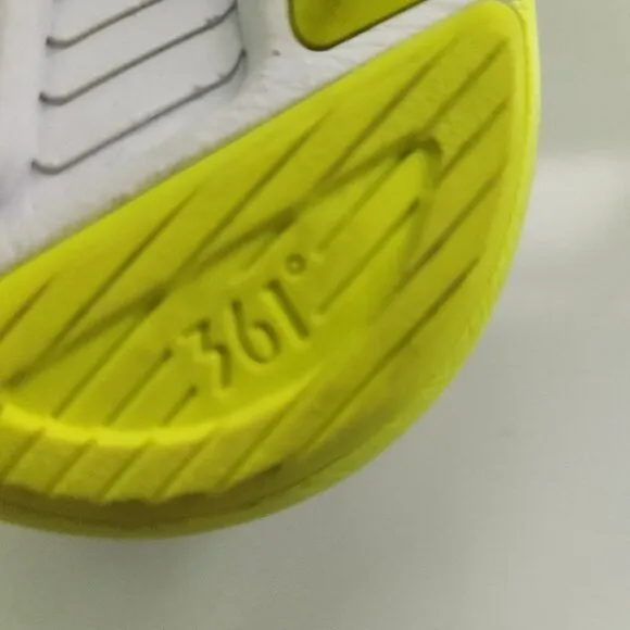361 Degrees Chaser 2 Neon Workout Sneakers Size 10