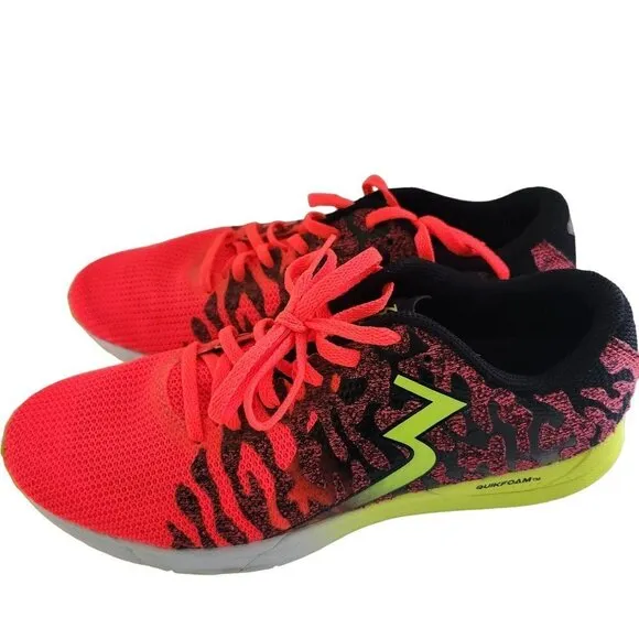 361 Degrees Chaser 2 Neon Workout Sneakers Size 10