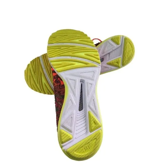 361 Degrees Chaser 2 Neon Workout Sneakers Size 10