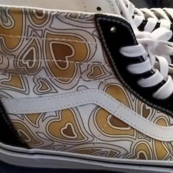 #49❤️ New Vans Trippy Hearts SK8 Sneakers