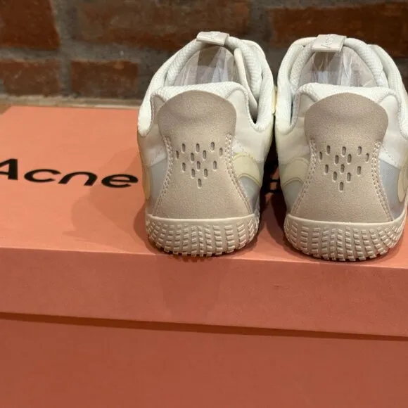 Acne Studio Barai M White Lace Up Sneakers Size 42