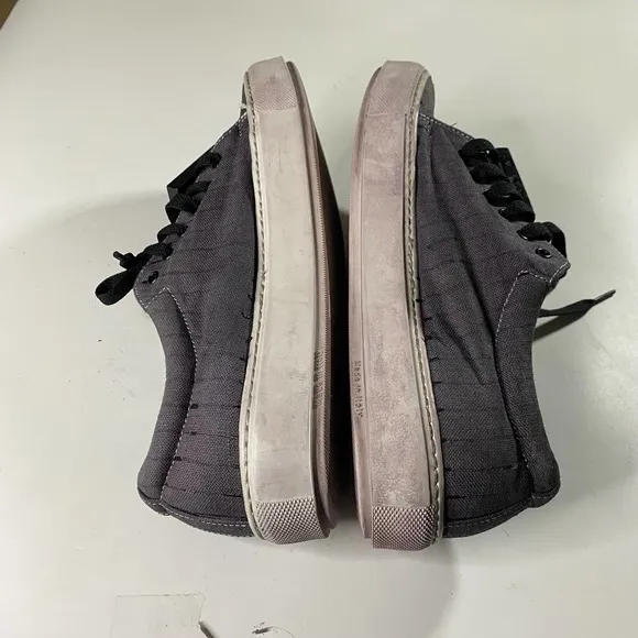 Acne Studios Adriana Striped Canvas Low Sneakers Women's Size 8.5
