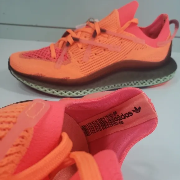 Adidas 4D Fusio Screaming Orange Prime knit FY5929 Casual Running shoes Men's 6