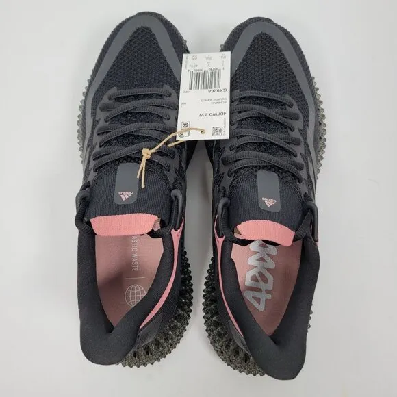 Adidas 4DFWD 2 Women's Black Pink Running Shoes GX9268 US Size 8.5 NWT