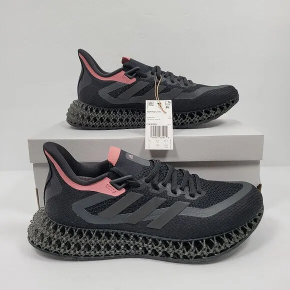 Adidas 4DFWD 2 Women's Black Pink Running Shoes GX9268 US Size 9 NWT