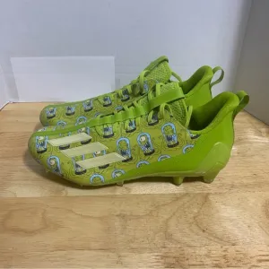 Adidas Adizero 12.0 Simpsons Treehouse Of Horror‎ Football Cleats Green Size 12