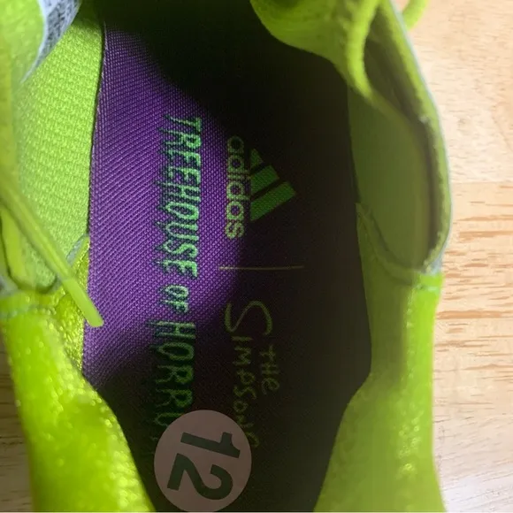 Adidas Adizero 12.0 Simpsons Treehouse Of Horror‎ Football Cleats Green Size 12