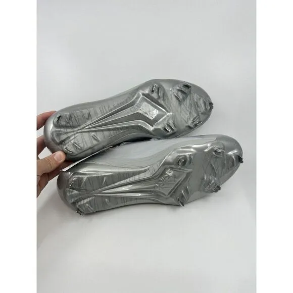 adidas Adizero Afterburner 8 Grey Metal Baseball Cleats Men’s Size 12.5 H00979