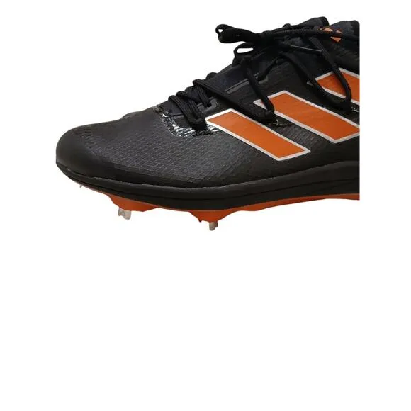 Adidas Adizero Afterburner Baseball Cleats Size 13.5 Black Orange Athletic NEW!!