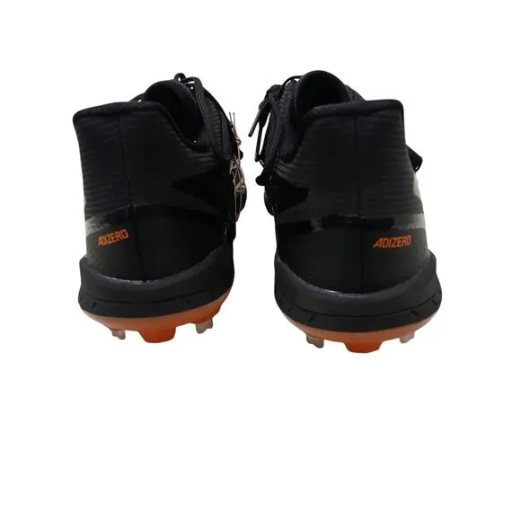 Adidas Adizero Afterburner Baseball Cleats Size 13.5 Black Orange Athletic NEW!!