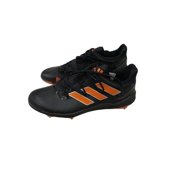 Adidas Adizero Afterburner Baseball Cleats Size 13.5 Black Orange Athletic NEW!!