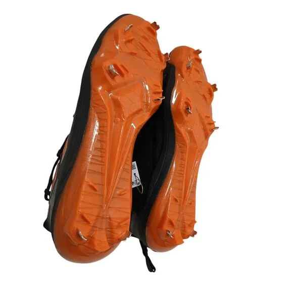 Adidas Adizero Afterburner Baseball Cleats Size 13.5 Black Orange Athletic NEW!!