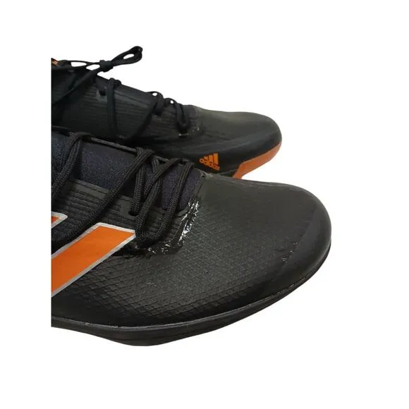 Adidas Adizero Afterburner Baseball Cleats Size 13.5 Black Orange Athletic NEW!!