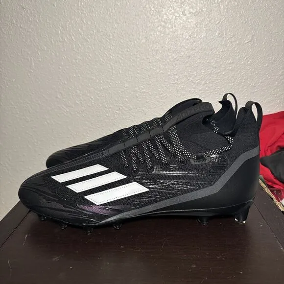 Adidas Adizero Primeknit RFS Football Cleats Mens Size 16 Black White HP8861