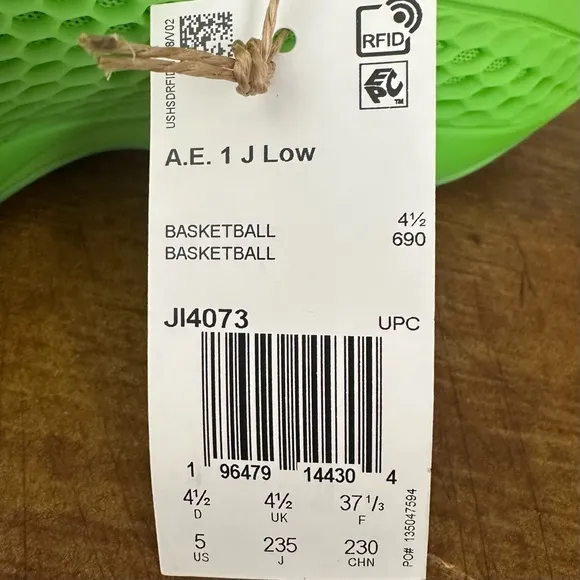 Adidas AE Anthony Edwards  - ‘Slime’