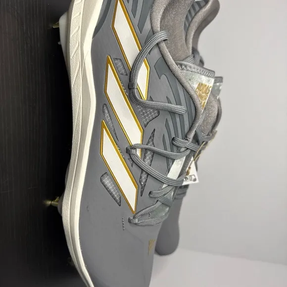 Adidas afterburner Gray and Gold Men's cleats