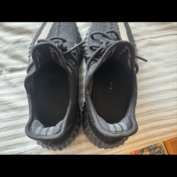 adidas Black and White Athletic Shoes