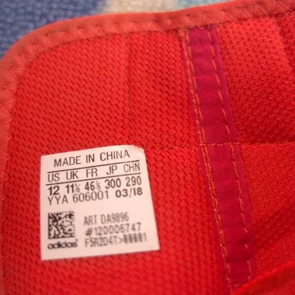 Adidas Box Hog Boxing Shoes Boots Red Blue White High Top Mens Size 12