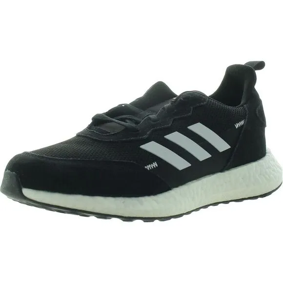 Adidas Boys RapidaLUX S&amp;L Black Padded Insole Mesh Other Sports Shoes New