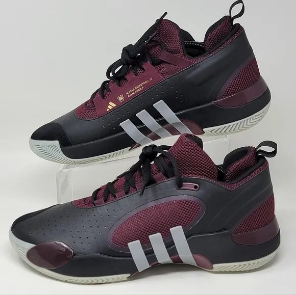 Adidas D.O.N. Issue 5 Basketball Shoes Team Maroon 2/Black Men's Size 10 New