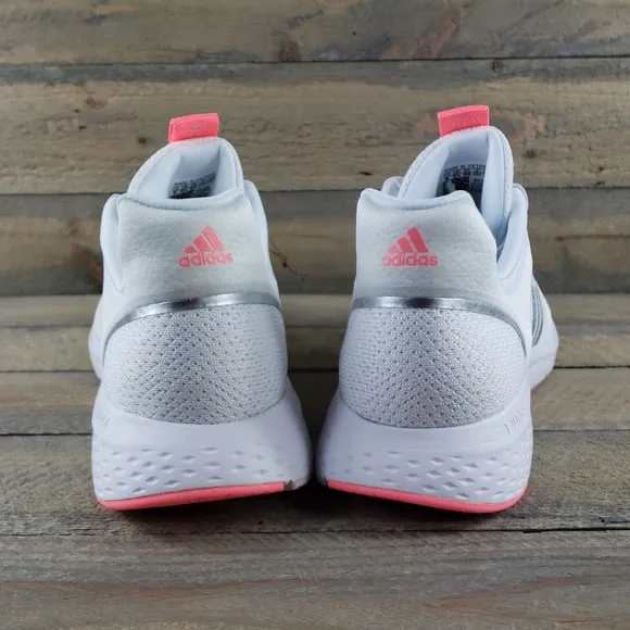 adidas Edge Lux 5  Women's Running Casual Shoes White, Acid Red Metallic Silver