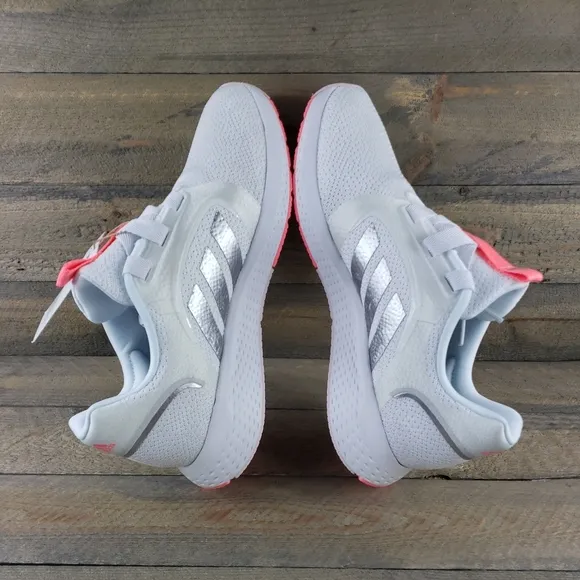 adidas Edge Lux 5  Women's Running Casual Shoes White, Acid Red Metallic Silver