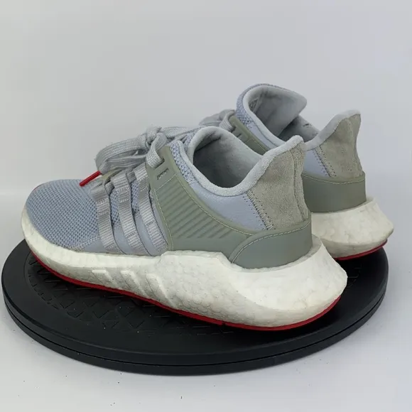 Adidas EQT Support 93/17 Gray/Red Athletic Running Shoes CQ2393 Men's Size 6