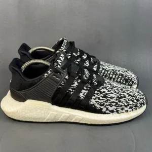 Adidas EQT Support 93/17 'Black Glitch' sneaker shoes men’s size 9.5
